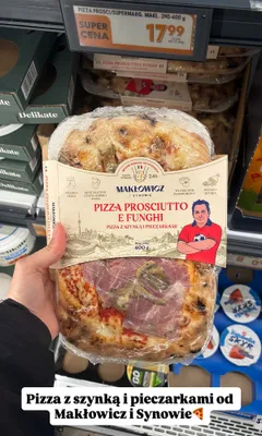 Pizza Prosciutto e Funghi Makłowicz i Synowie promocja w Biedronka
