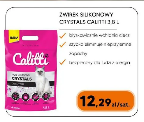 Żwirek silikonowy Crystals Calitti promocja w HIPPER.pl