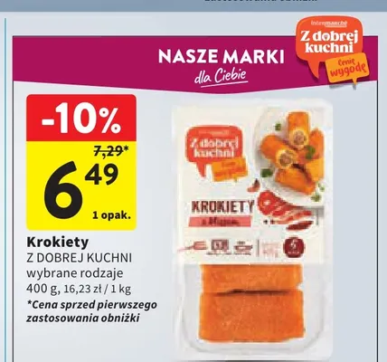 Krokiety Z Dobrej Kuchni promocja w Intermarche