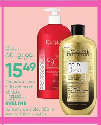 Balsam do ciała Eveline Slim Extreme 4D Scalpel promocja w Super-Pharm