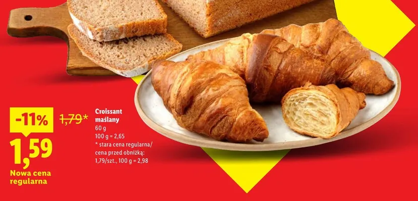 Croissant maślany promocja w Lidl