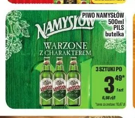 Piwo Namysłów Pils promocja w Tomi Markt