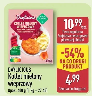 Kotlet mielony wieprzowy promocja w Aldi