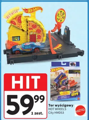 Tor wyścigowy Hot Wheels City HMD53 promocja w Intermarche