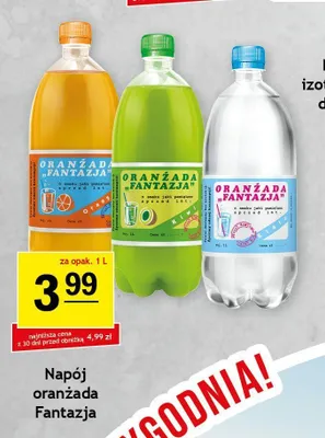 Napój oranżada Fantazja kiwi promocja w Gram Market