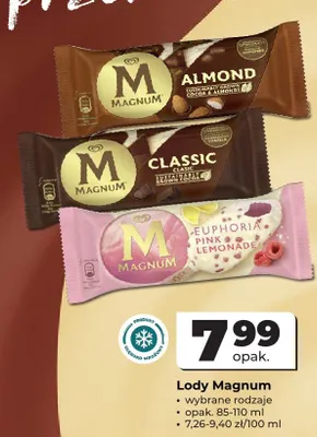 Lody Magnum Almond promocja w Odido