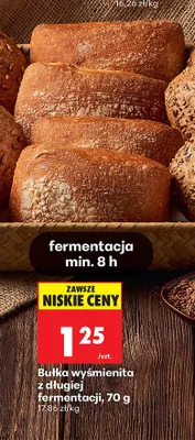 Bułka wyśmienita z długiej fermentacji promocja w Biedronka