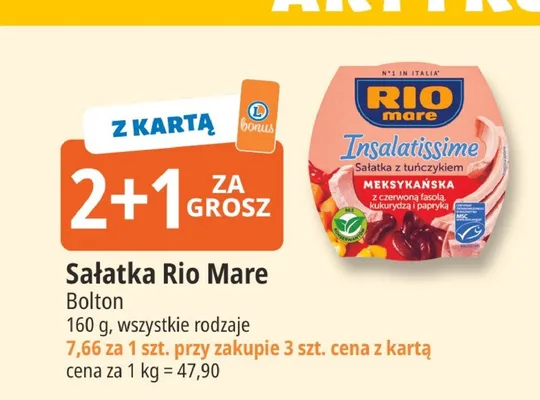 Sałatka Rio Mare promocja w Leclerc