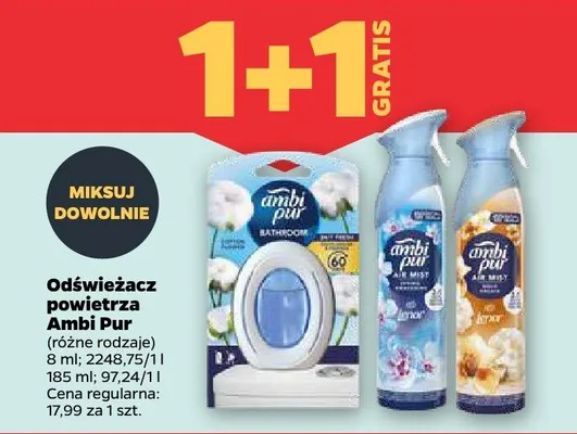 Odświeżacz powietrza Ambi Pur promocja w Netto