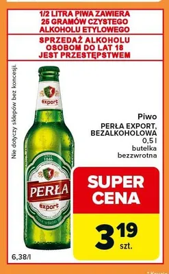 Piwo Perła Export promocja w Carrefour Express