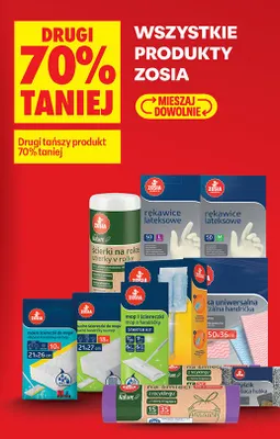 Suche ściereczki do mopa Zosia promocja w Biedronka