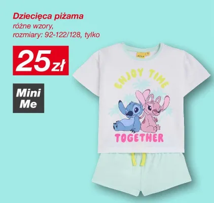 Piżama dziecięca różne wzory promocja w KiK