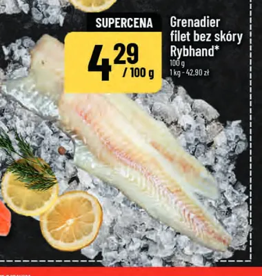 Grenadier filet bez skóry Rybhand promocja w POLOmarket