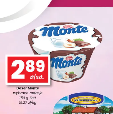 Deser Monte Zott promocja w emma MARKET