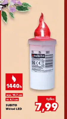 Wkład LED Subito wys. 15,7 cm śr. 6,1 promocja w Kaufland