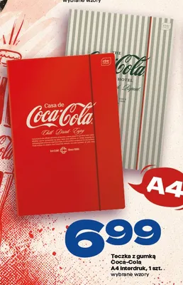 Teczka z gumką A4 Interdruk Coca-Cola promocja w Twój Market