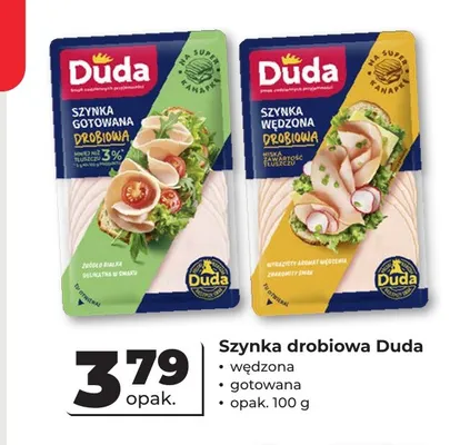 Szynka gotowana drobiowa Duda promocja w Odido