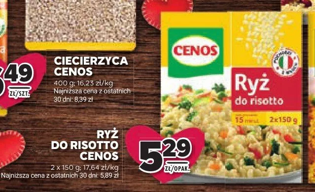 Ryż do risotto Cenos promocja w Stokrotka
