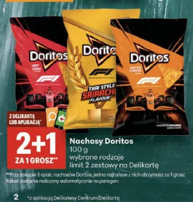 Nachosy Doritos promocja w Delikatesy Centrum