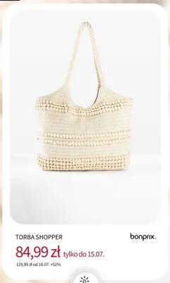 Torba shopper Bonprix promocja w bonprix