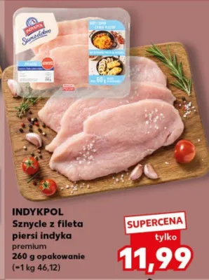 Sznycle z fileta piersi indyka premium promocja w Kaufland