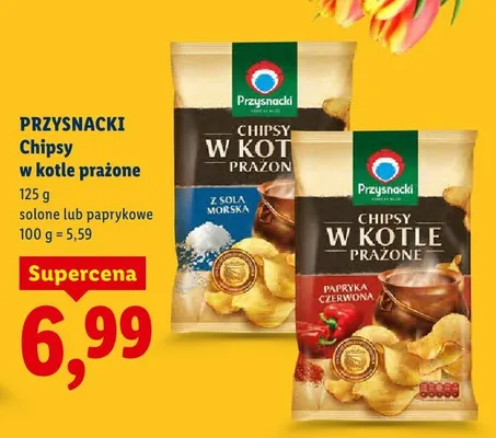 Chipsy w kotle prażone paprykowe promocja w Lidl