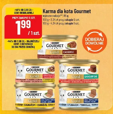 Karma dla kota Gold Casserole lub Savoury Cake promocja w POLOmarket