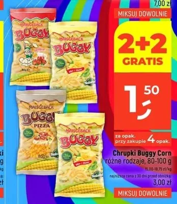 Chrupki Buggy Corn promocja w Dealz