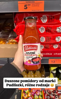 Duszone pomidory różne rodzaje promocja w Biedronka