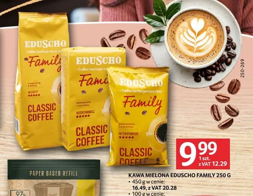 Kawa mielona Eduscho Family promocja w Selgros