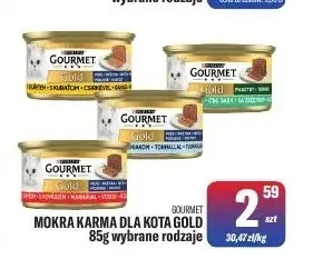 Mokra karma dla kota Gold Gourmet promocja w Tomi Markt