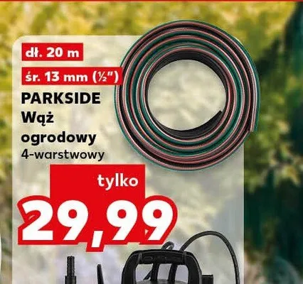 Wąż ogrodowy Parkside 4-warstwowy promocja w Kaufland