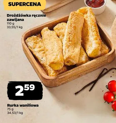 Rurka waniliowa promocja w Netto