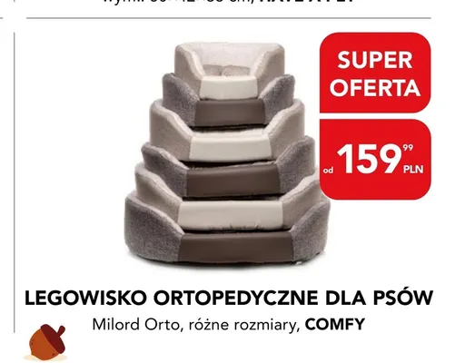 Legowisko ortopedyczne dla psów Milord Orto Comfy promocja w Aquael zoo