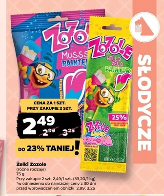 Żelki Zozole promocja w Netto
