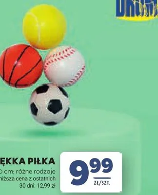 Miękka piłka średnica 10cm promocja w Stokrotka