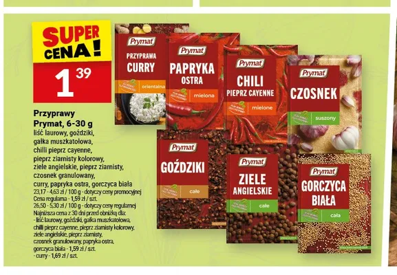 Przyprawa Curry Prymat promocja w Twój Market