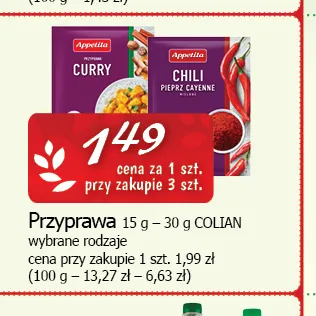 Przyprawa Chili pieprz cayenne Appetita promocja w CEZAR Delikatesy