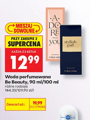 Woda perfumowana Be Beauty promocja w Biedronka