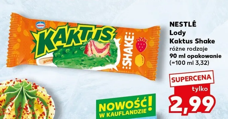 Lody Kaktus Shake promocja w Kaufland