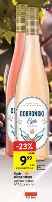Cydr Dobroński polski promocja w Intermarche