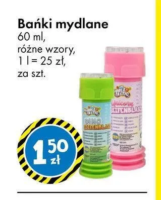 Bańki mydlane promocja w Tedi