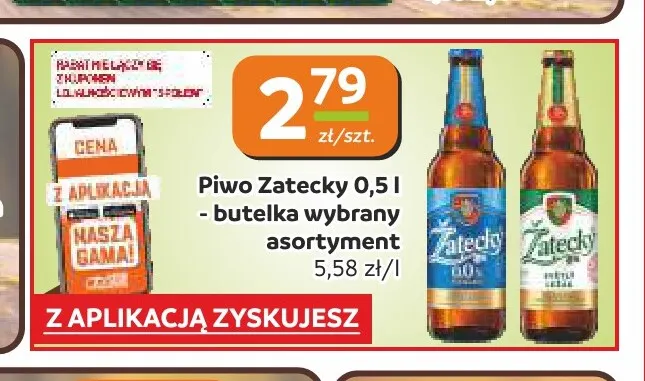 Piwo Zatecky promocja w Społem Częstochowa