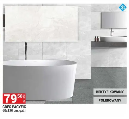 Gres Pacyfic 60x120 cm promocja w Merkury Market