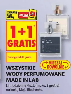Woda perfumowana Made In Lab 10 promocja w Biedronka