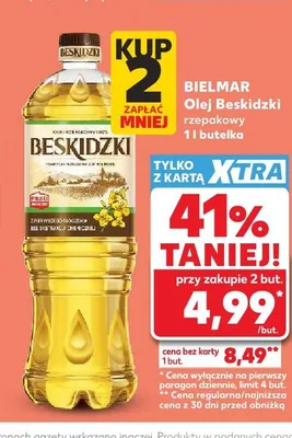 Olej rzepakowy Beskidzki Bielmar promocja w Kaufland