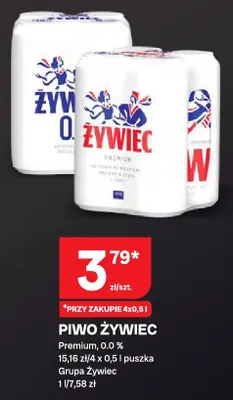 Piwo żywiec premium 0.0% promocja w Chorten