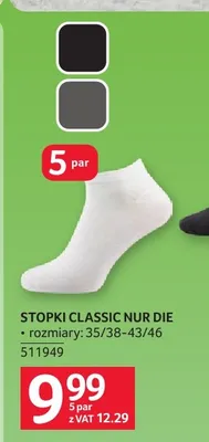 Stopki Classic Nur Die 5-pak promocja w Selgros