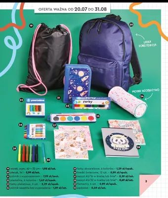 Flamastry 6 sztuk promocja w Biedronka