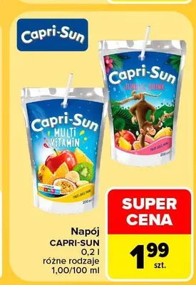 Napój Multi Vitamin Capri-Sun promocja w Carrefour